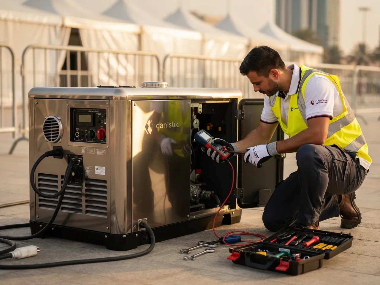 Maintenance and operation of rental generators