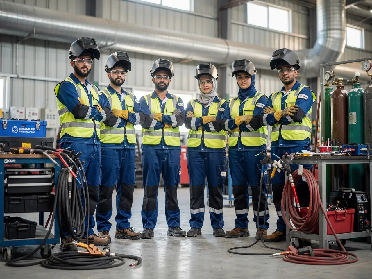 Professional team of certified welders in Qatar