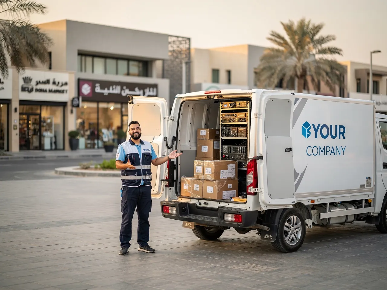 Equipment delivery for short-term rental in Doha, Qatar