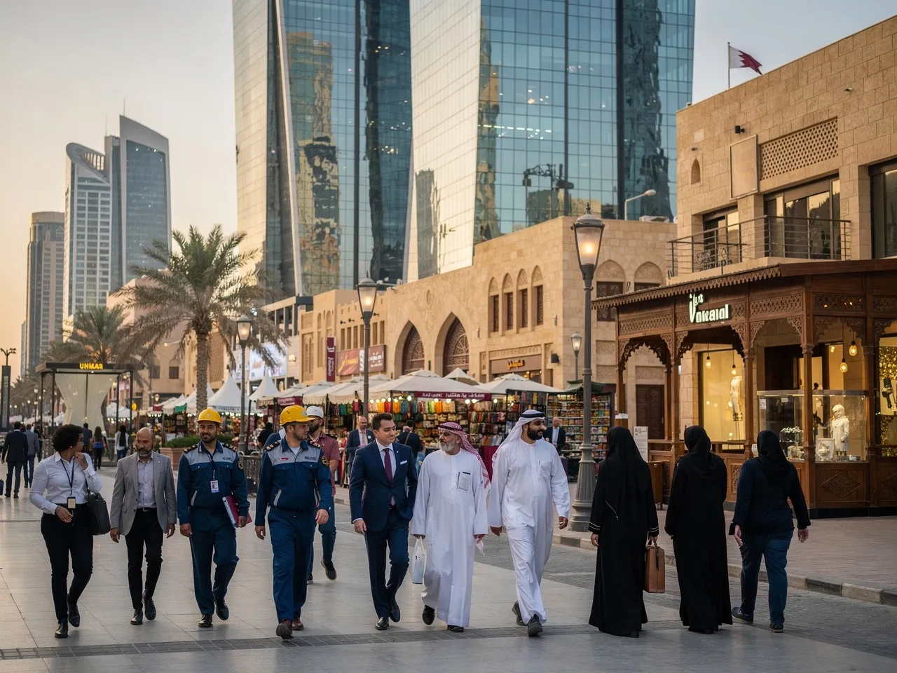 Business handshake symbolizing a successful partnership in Qatar