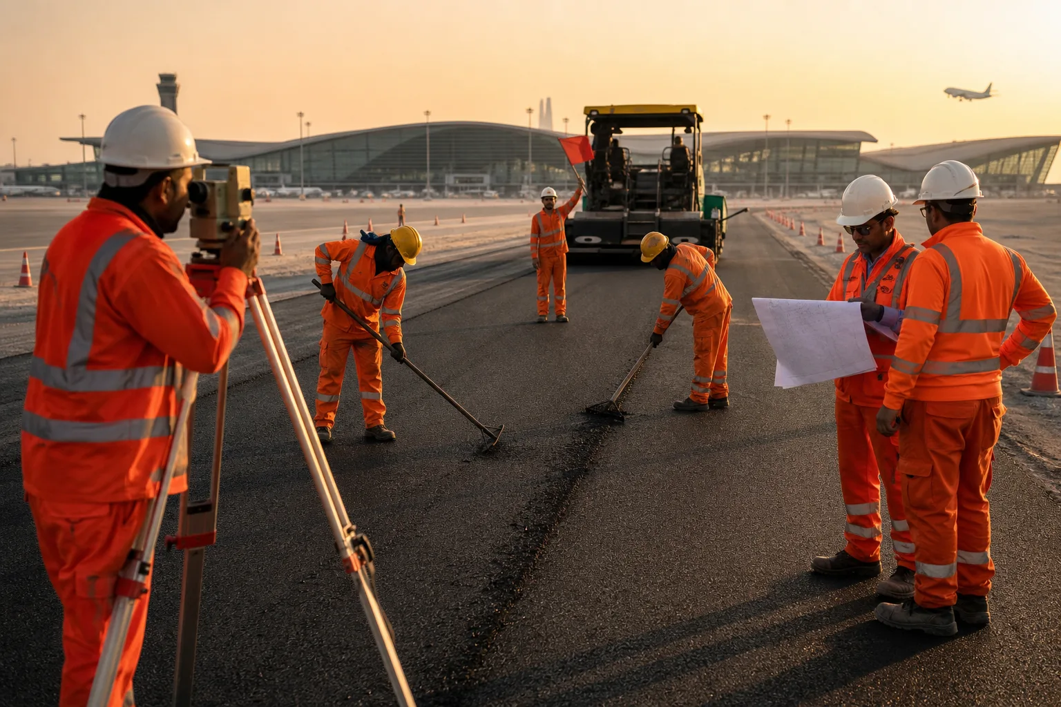 Metro, airports & roads