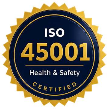ISO 45001 Health & Safety Certified