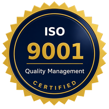 ISO 9001 Quality Management Certified
